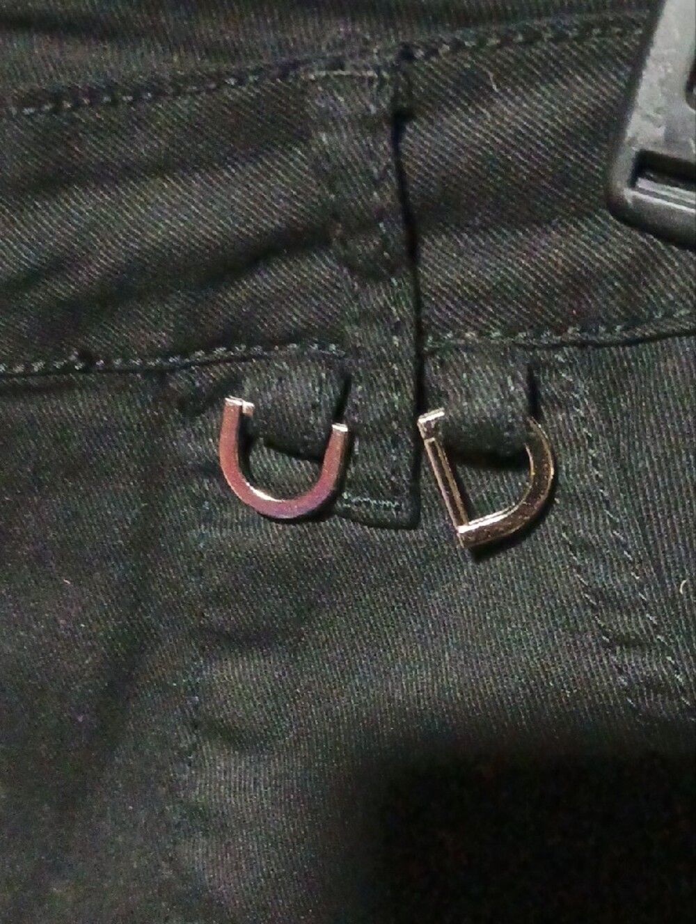 American Bazi Black Cargo Pants with Utility Pockets - Picture 2 of 8